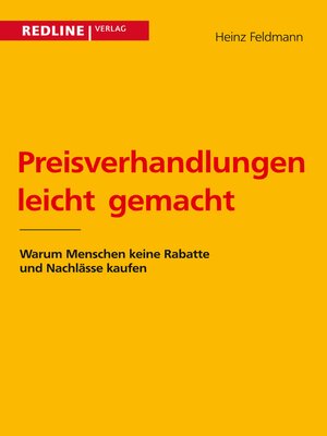 cover image of Preisverhandlungen